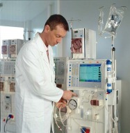 Dialysis machines are used for patients with temporary or permanent kidney failure